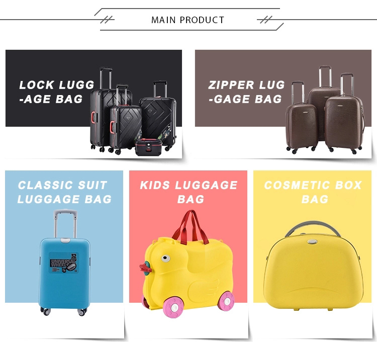 Universal Designer PP Travel Trolley Cheap Luggage Bags