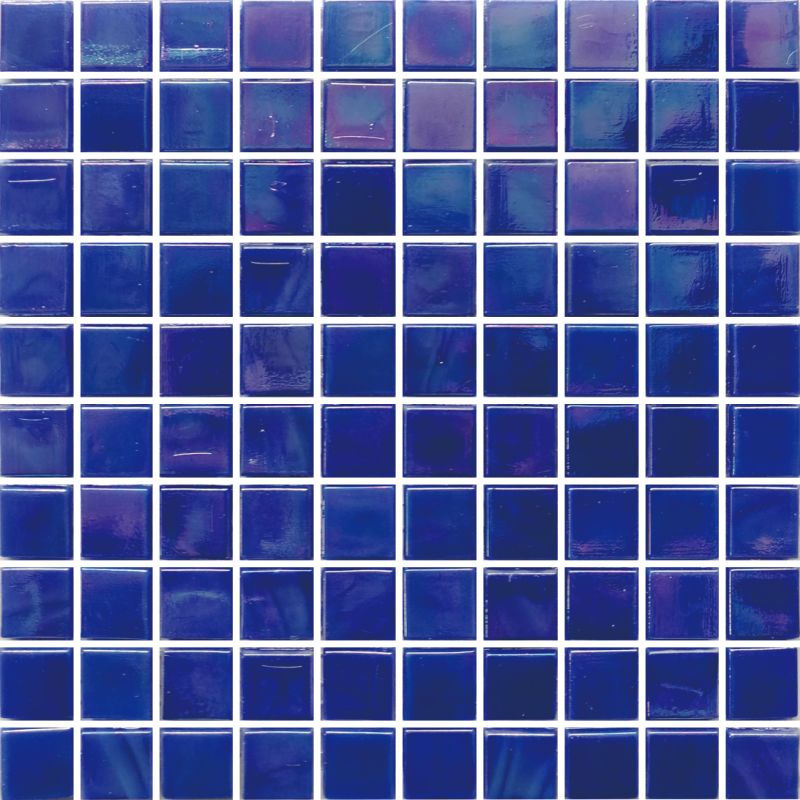 Navy Blue Recycle Glass Blue Mosaic Glass Tile Swimming Pool