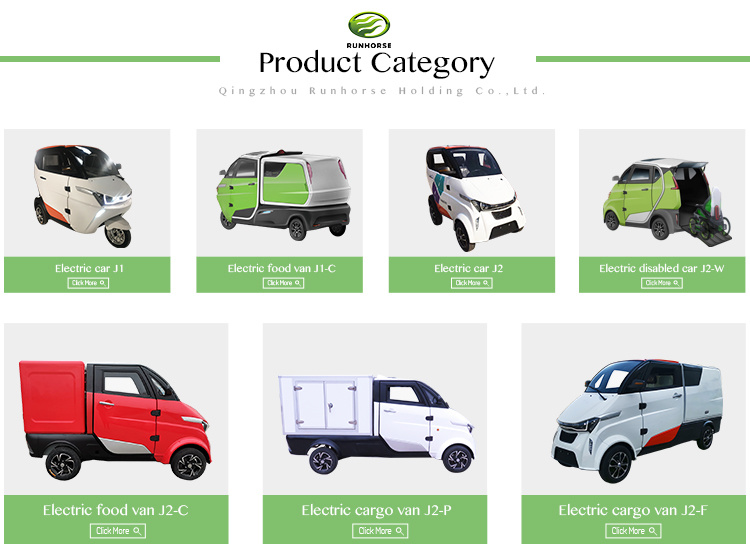 Mobility 3kw Motor Closed Cabin Four Wheel Mini EV for Logistics