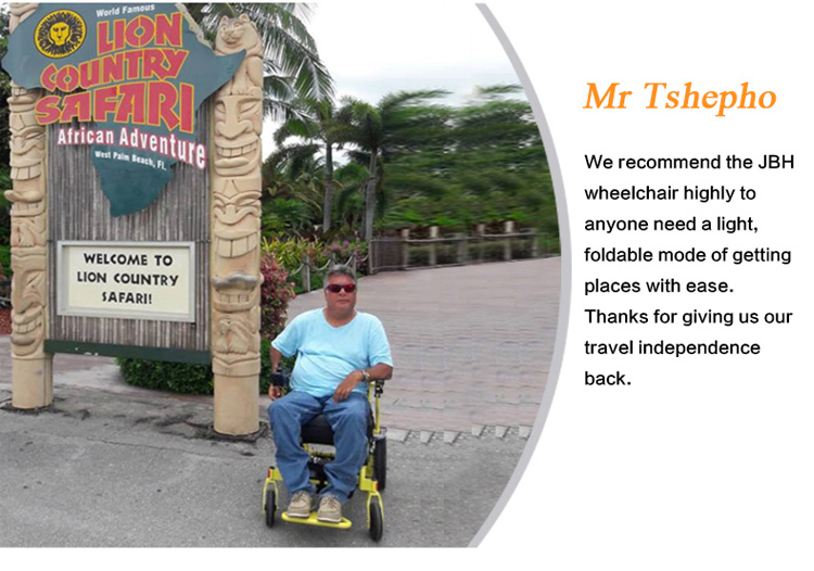 Disabled and Elderly Use Easy Carry Smart Power Wheelchair