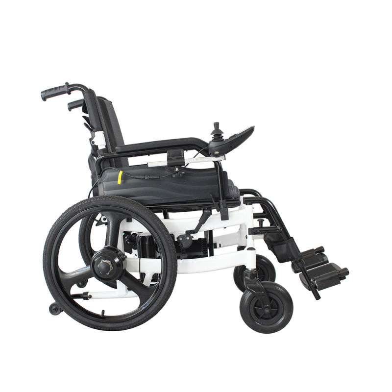 4 Wheels Lightweight Foldable Handicapped Wheelchair