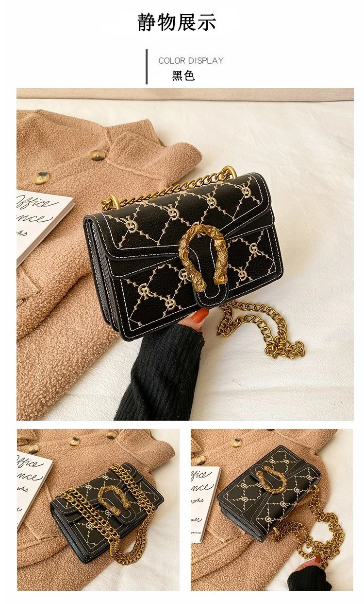 New Trend High Quality Bags PU Leather Ladies Fashion Handbags