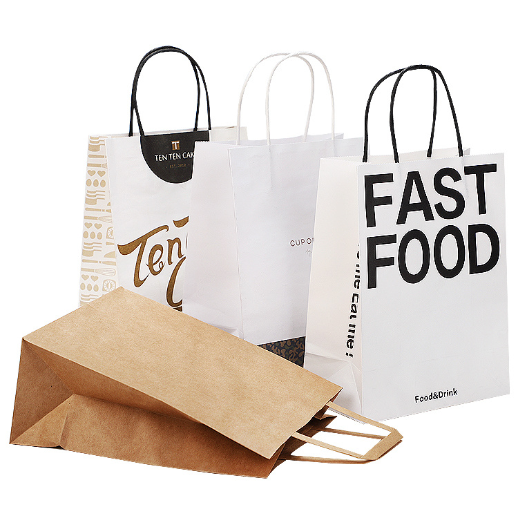 Brown Kraft Paper Bag Tote Bag Shopping Bag