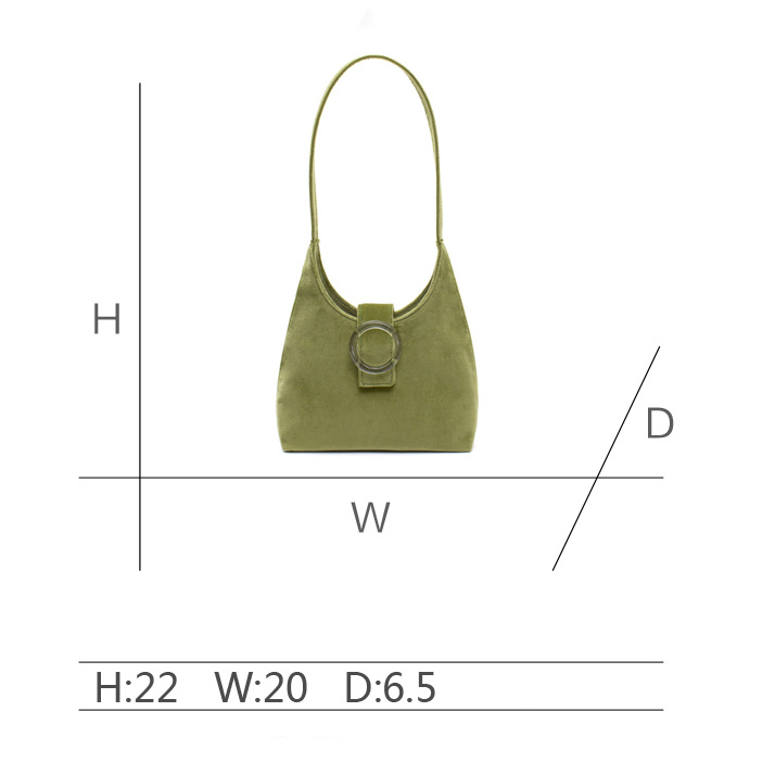 Handbag Fashion Large Single Strap Retro Handbags Suede Shoulder Bag Women Lady