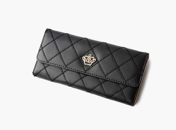 Fashion Ladies Purse Elegant Clutch Women Long Purse PU Leather Wallet