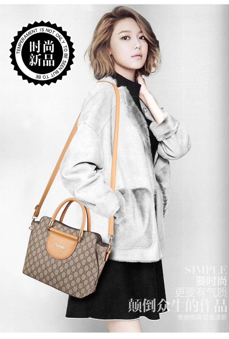 2019 New Arrival Designer Ladies Shoulder Tote Bag European Style PU Leather Women Handbag