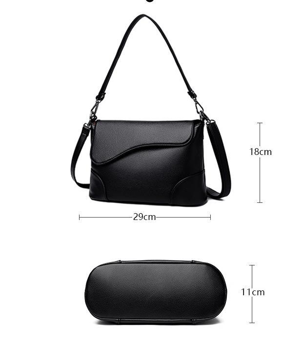 2021 New Fashion Trend Ladies Bag All-Match Shoulder Bag Large Capacity Soft Leather Messenger Bag Crossbody Handbag
