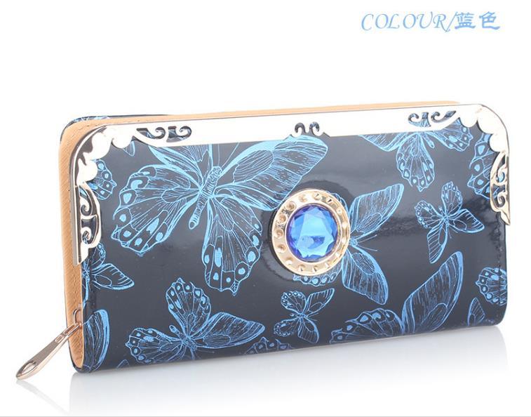 Butterfly Printing Female Wallet Clutch Bag Evening Bag Handbag Purses Handbags