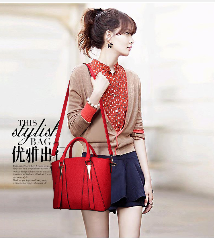 PU Leather Women Handbag Lady Bag Tote Bag