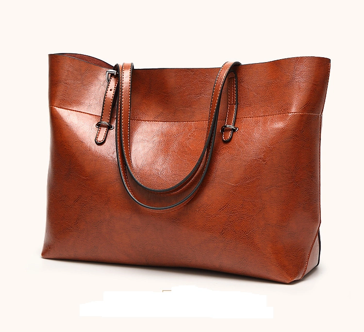 2020 Fashion Design PU Leather Handbag Tote Bag for Women