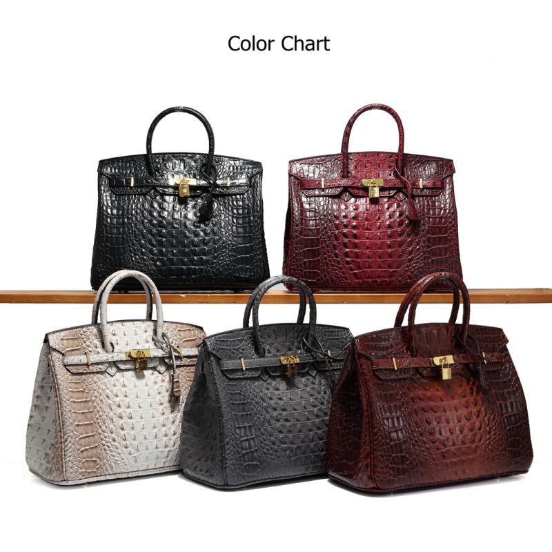 Luxury Cowhide Leather Ladies Bags Woman Tote Bag