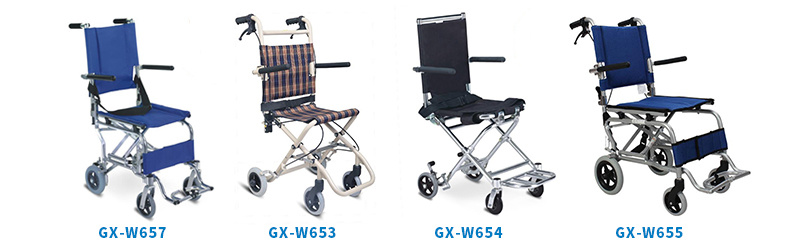 Lightweight Small Transport Airplane Wheelchair for Elderly