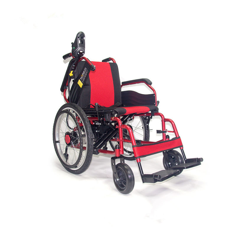 Lead Acid Battery Powered Lightweight Portable Electric Wheelchair for Elderly