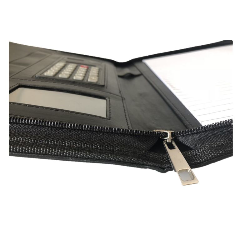 Black Handbag Conference A4 File PU Leather Folder