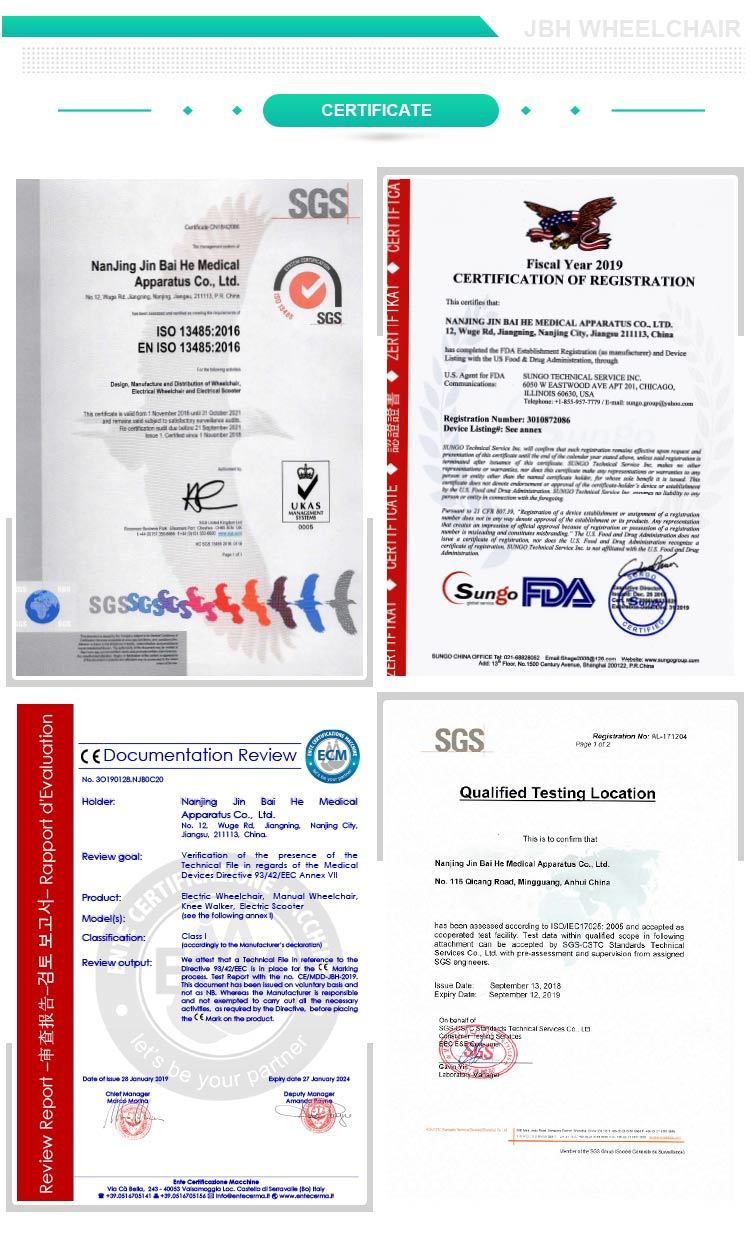 Tsa Approved Lightweight Aluminum Alloy Power Wheelchair Factory