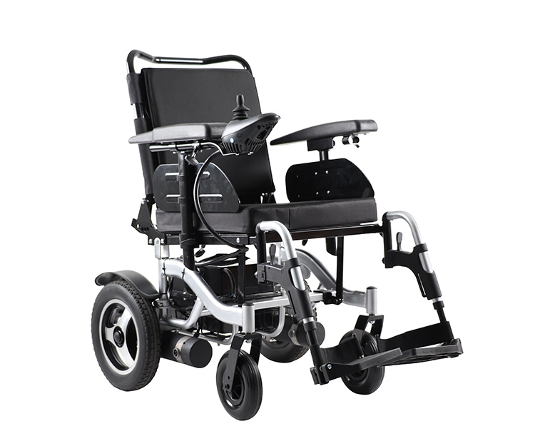 Topmedi Strong Loading Capacity Power Folding Electric Motor Wheelchair