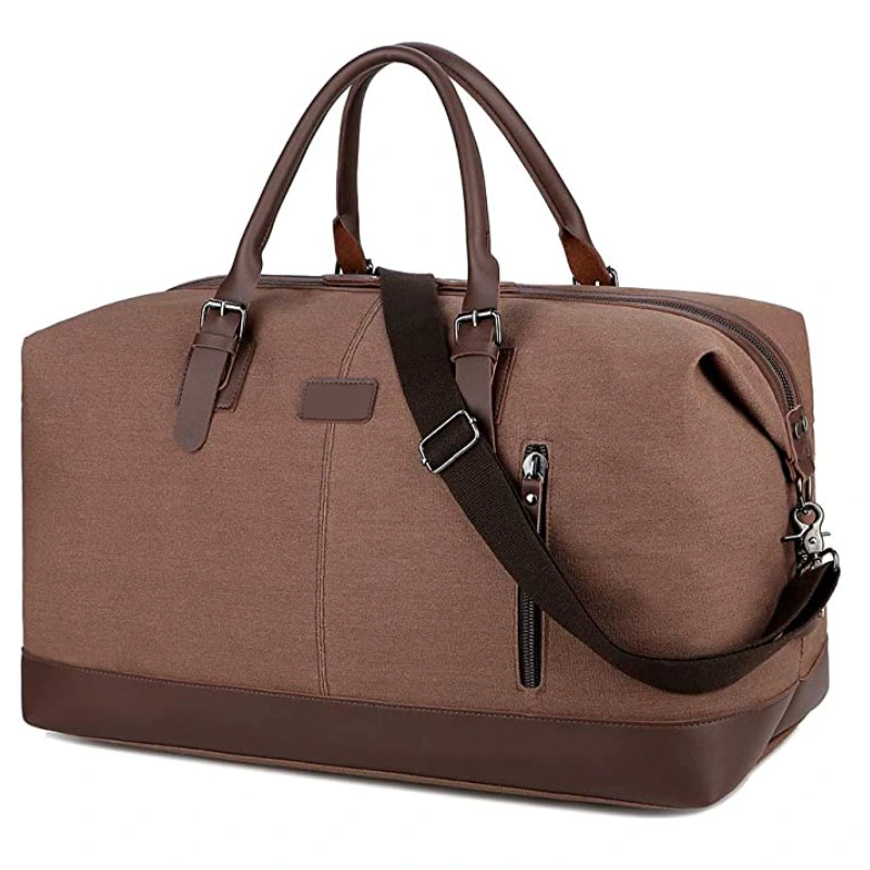 Men Large Capacity Travel Bag Crossbody Bag Weekend Duffel Bag Men Shoulder Messenger Bag Canvas Handbag