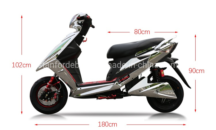 Racetrack Electric Motorcycle 1500W Electric Motorbike 60V Fast Speed Electric Moped