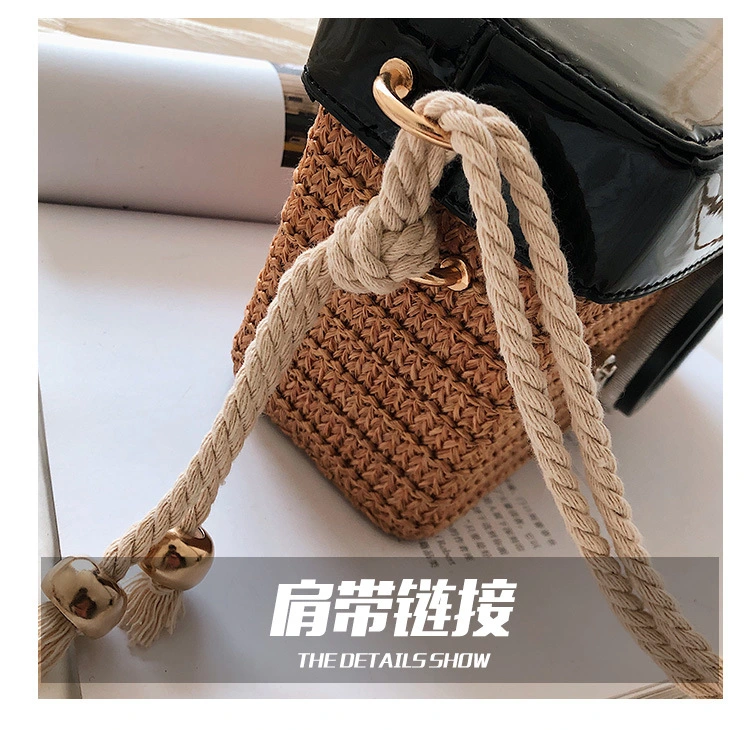 Free Shipping Wholesale Tote Summer Straw Camera Bags Beach Ladies Handbags for Women