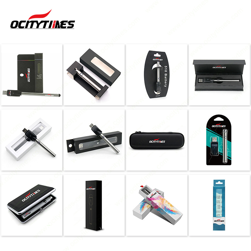 Double Bottom Charging Ocitytimes 600 mAh Dcb Cbd Vaporizer Battery