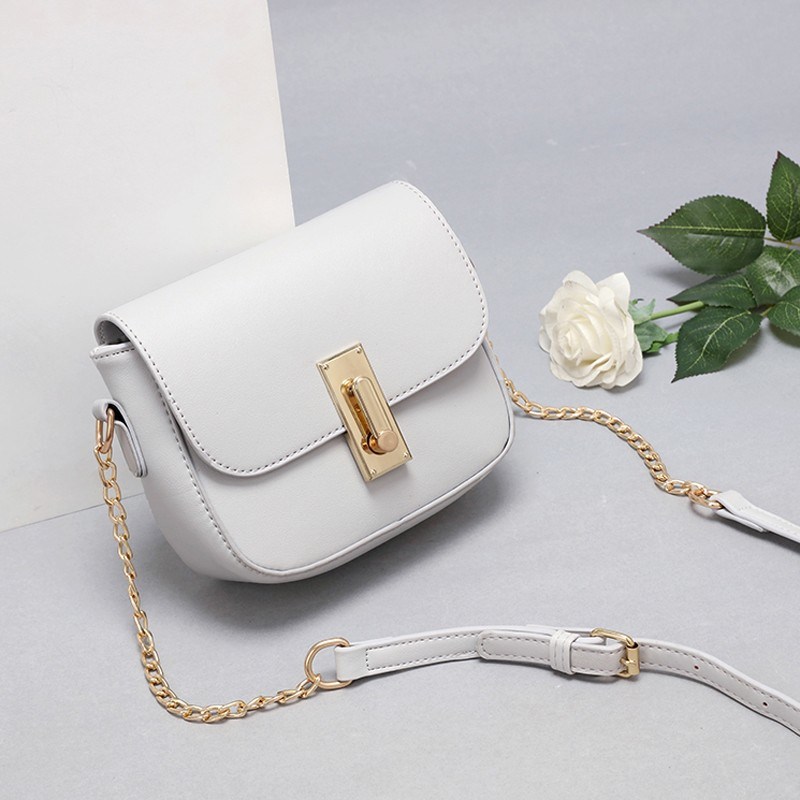 Square Metal Handbags Sling Bag Women Vintage Small Crossbody Shoulder Bag