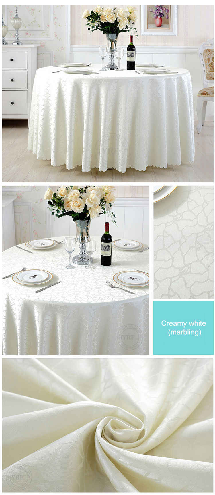 Navy Blue Table Cloth, Round Blue Table Cloth