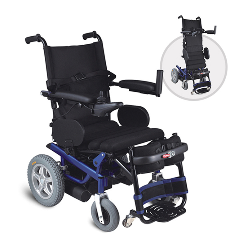 Super Light Portable Stand up Folding Electric Wheelchair