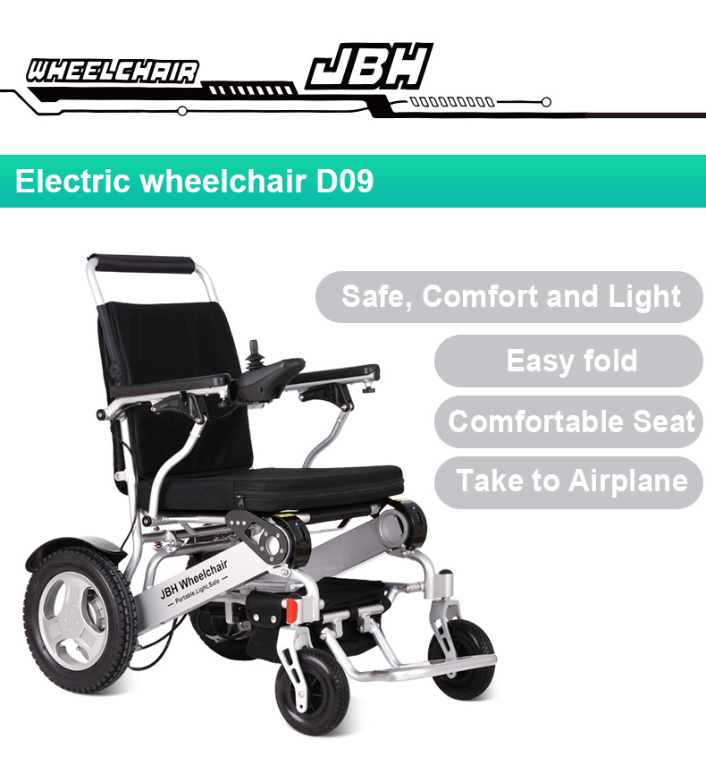 D09 Folding Lightweight Automatic Electric Wheelchair with Cheap Price