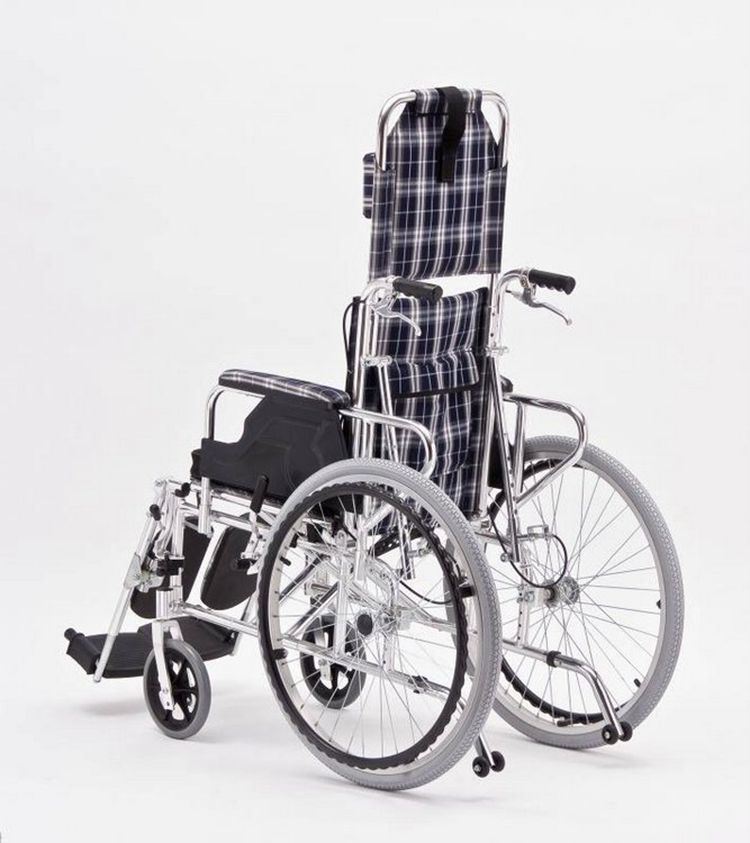 Comfortable Fold up Wheelchair with Headrest