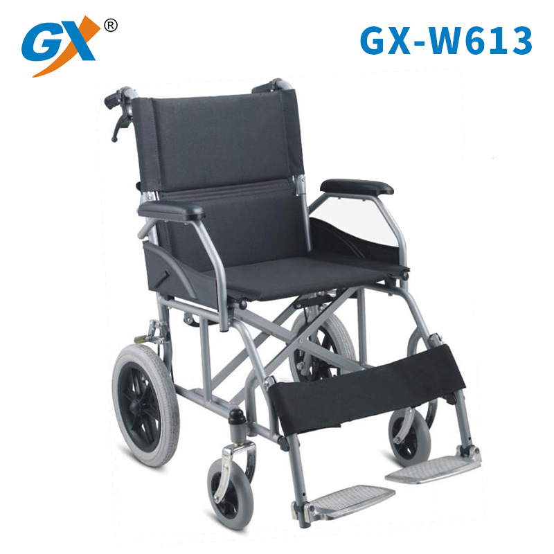 Collapsible Wheelchair Self Propelled Wheelchair Wheelchair Wheels (GX-W613)