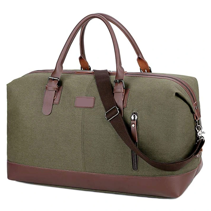 Men Large Capacity Travel Bag Crossbody Bag Weekend Duffel Bag Men Shoulder Messenger Bag Canvas Handbag