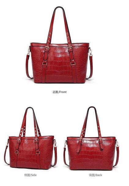 New Desginer PU Leather Lady Fashion Tote Handbags (XP3950)