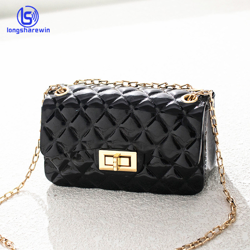 Hot Sale Mini Candy PVC Jelly Shoulder Jelly Purse Handbags for Women