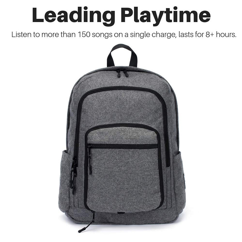 Fashion Speaker Backpack Large School Travel Bag Shoulder Bag