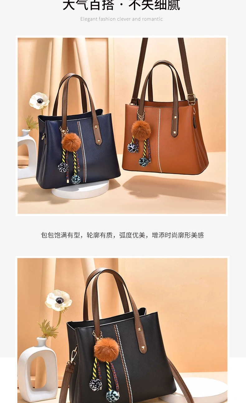 Totes Classic Monogram Shoulder Handbag Luxury Cowhide Leather Ladies Bags Woman Tote Bag