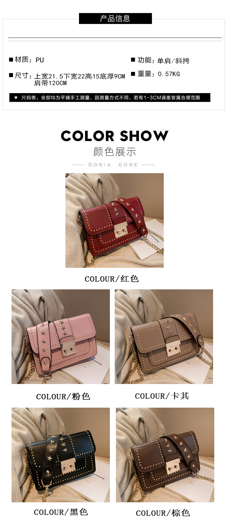 China Factories Red Rhinestones Crossbody Bags Women Handbags Ladies Handbag