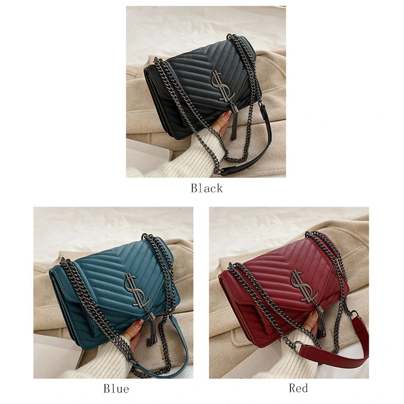 Luxury Brand Women Bag Fashion Designer Purse Shoulder Messenger Bag 1: 1 Genuine Leather Ladies Handbags