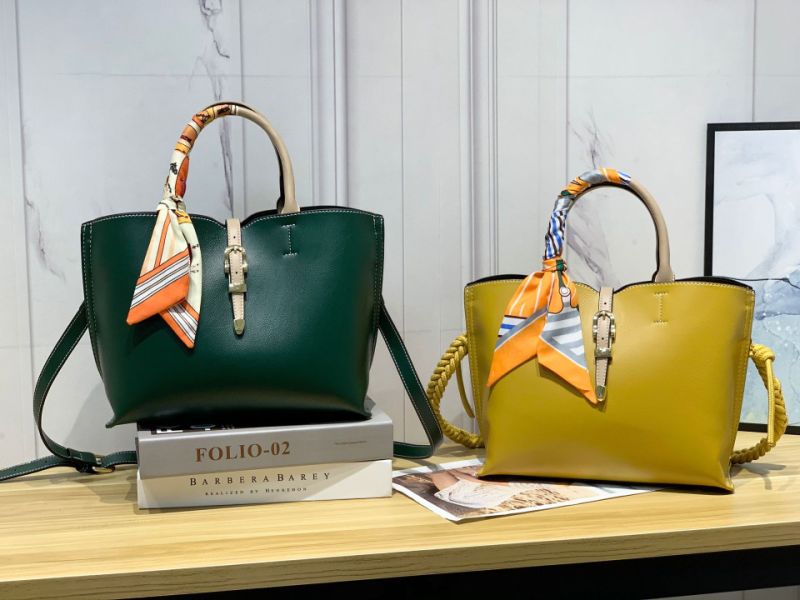 Lady Fashion PU Leather Large Capacity Tote Handbag Women Handbag