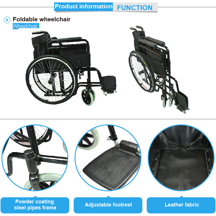 The Handcart for The Disabled Elderly Is Portable Foldable and Multi-Functional Wheelchair