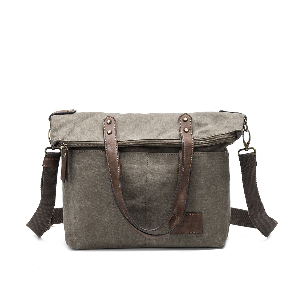 Functional Canvas Messenger Bag or Tote Bags