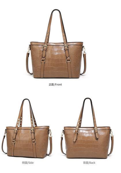 New Desginer PU Leather Lady Fashion Tote Handbags (XP3950)