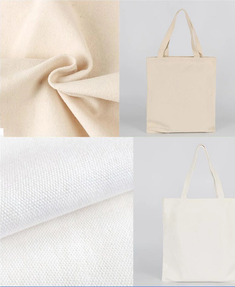 Wholesale Promotional Reusable Eco Friendly Plain Custom Logo Shopping Tote Cotton Canvas Bag