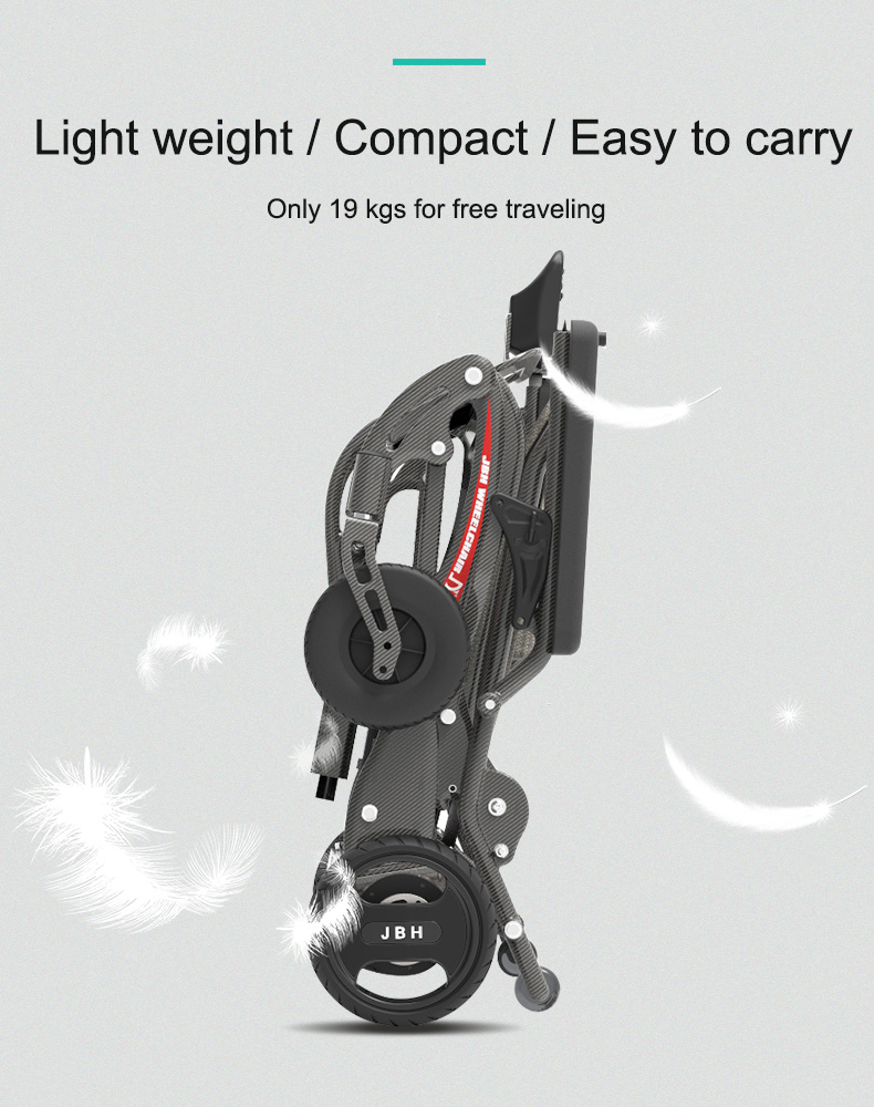 Portable Power Handicapped Light Weight Electric Wheelchair for Elderly with CE