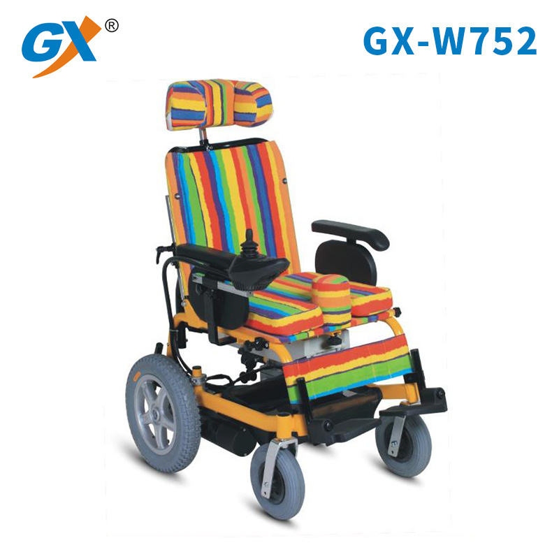 Adjustable Seat Width Electric Power Wheelchairs (GX-W752)