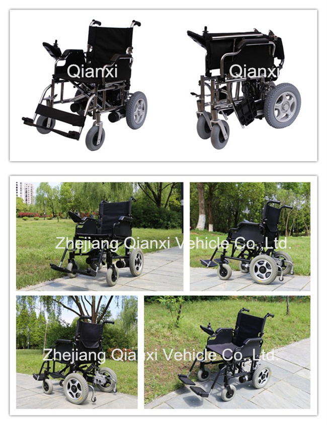 Lightweight Folding Electric Handicapped Wheelchair