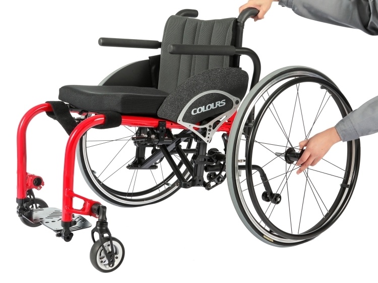 Fashion Elderly Wheelchair Folding Manual Wheelchair for Disabled