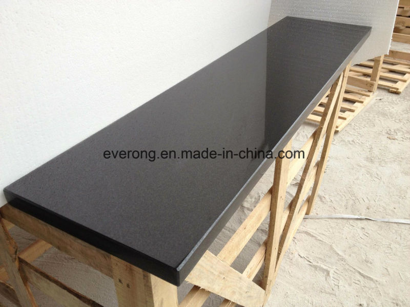 Cheap Chinese Shanxi Black Plain Black Granite Slabs for Countertop, Floor Tile, Steps, Monument
