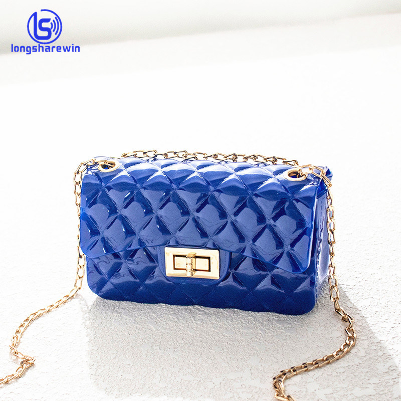 Hot Sale Mini Candy PVC Jelly Shoulder Jelly Purse Handbags for Women