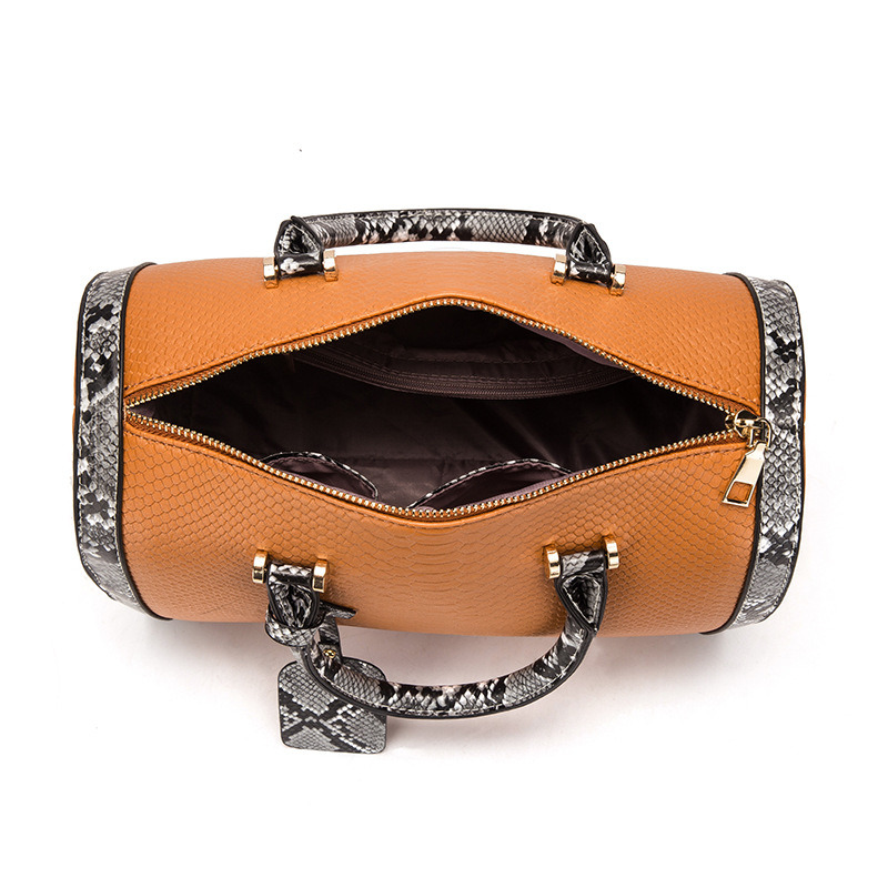 Fashion New Handbag Snakeskin Design Women Purses Versatile Handbags