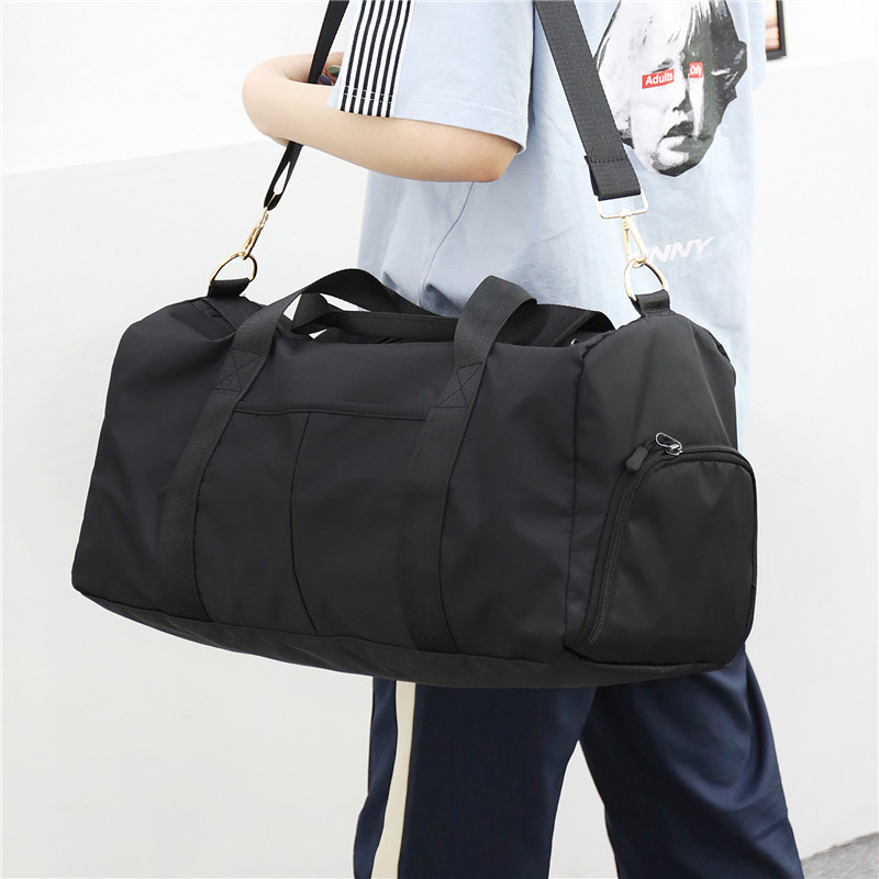 Fashion Travel Gym Sports Bag Shoe Compartment with Wet Pocket Women Handbags